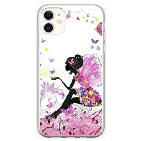 Husa personalizata tip carcasa HQPrint pentru Apple iPhone 12, model Fairy, multicolor, S1D1M0276