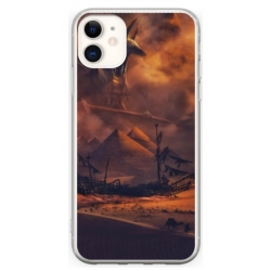Husa personalizata tip carcasa HQPrint pentru Apple iPhone 12, model Anubis, multicolor, S1D1M0281
