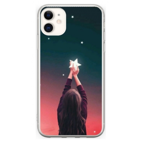 Husa personalizata tip carcasa HQPrint pentru Apple iPhone 12, model Star stealing, multicolor, S1D1M0292