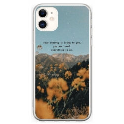 Husa personalizata tip carcasa HQPrint pentru Apple iPhone 12, model Quote 1, multicolor, S1D1M0306