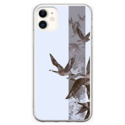 Husa personalizata tip carcasa HQPrint pentru Apple iPhone 12, model Birds, multicolor, S1D1M0314