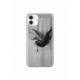 Husa personalizata tip carcasa HQPrint pentru Apple iPhone 12, model Black Paint, multicolor, S1D1M0336