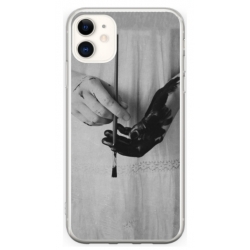 Husa personalizata tip carcasa HQPrint pentru Apple iPhone 12, model Black Paint, multicolor, S1D1M0336