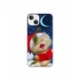 Husa personalizata tip carcasa HQPrint pentru Apple iPhone 13 Mini, model Christmas Cat, multicolor, S1D1M0048