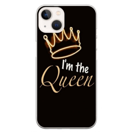 Husa personalizata tip carcasa HQPrint pentru Apple iPhone 13 Mini, model Im the Queen, multicolor, S1D1M0101