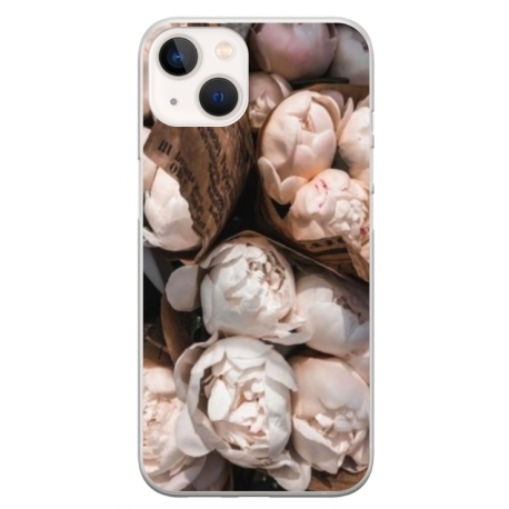 Husa personalizata tip carcasa HQPrint pentru Apple iPhone 13 Mini, model Flowers 6, multicolor, S1D1M0139