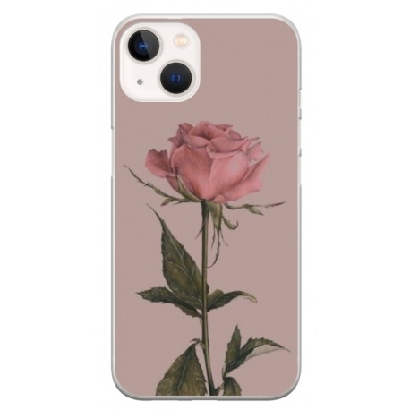 Husa personalizata tip carcasa HQPrint pentru Apple iPhone 13 Mini, model Flowers 8, multicolor, S1D1M0141