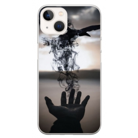 Husa personalizata tip carcasa HQPrint pentru Apple iPhone 13 Mini, model Black Magic, multicolor, S1D1M0152