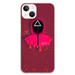 Husa personalizata tip carcasa HQPrint pentru Apple iPhone 13 Mini, model Squid Game 6, multicolor, S1D1M0178