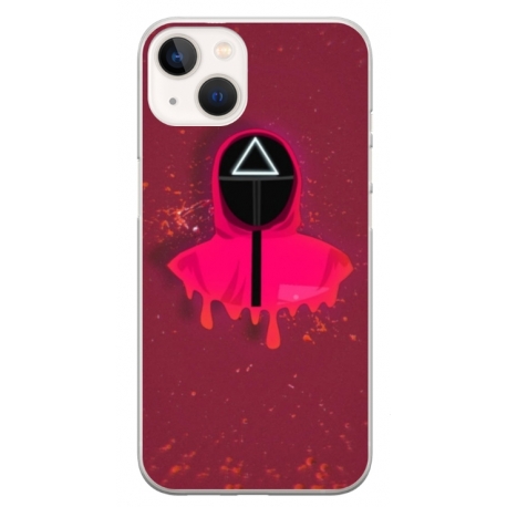 Husa personalizata tip carcasa HQPrint pentru Apple iPhone 13 Mini, model Squid Game 6, multicolor, S1D1M0178