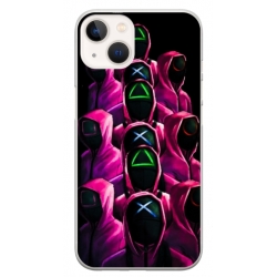 Husa personalizata tip carcasa HQPrint pentru Apple iPhone 13 Mini, model Squid Game 8, multicolor, S1D1M0180