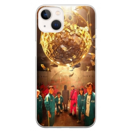 Husa personalizata tip carcasa HQPrint pentru Apple iPhone 13 Mini, model Squid Game 11, multicolor, S1D1M0183