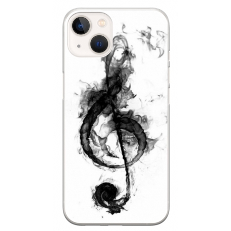 Husa personalizata tip carcasa HQPrint pentru Apple iPhone 13 Mini, model Song Notes, multicolor, S1D1M0357
