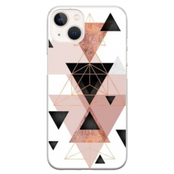 Husa personalizata tip carcasa HQPrint pentru Apple iPhone 13 Mini, model Abstract 5, multicolor, S1D1M0368