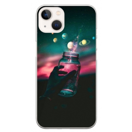 Husa personalizata tip carcasa HQPrint pentru Apple iPhone 13 Mini, model Colorful 10, multicolor, S1D1M0369