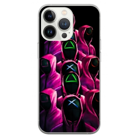 Husa personalizata tip carcasa HQPrint pentru Apple iPhone 13 Pro Max, model Squid Game 8, multicolor, S1D1M0180