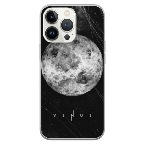 Husa personalizata tip carcasa HQPrint pentru Apple iPhone 13 Pro Max, model Moon, multicolor, S1D1M0212