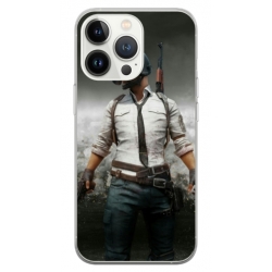 Husa personalizata tip carcasa HQPrint pentru Apple iPhone 13 Pro Max, model PUBG 1, multicolor, S1D1M0214