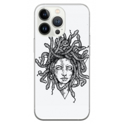 Husa personalizata tip carcasa HQPrint pentru Apple iPhone 13 Pro Max, model Medusa 2, multicolor, S1D1M0230