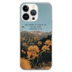 Husa personalizata tip carcasa HQPrint pentru Apple iPhone 13 Pro Max, model Quote 1, multicolor, S1D1M0306