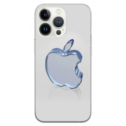 Husa personalizata tip carcasa HQPrint pentru Apple iPhone 13 Pro Max, model Apple Logo, multicolor, S1D1M0323