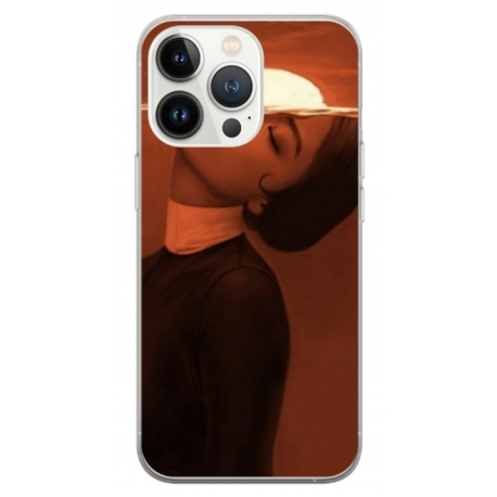 Husa personalizata tip carcasa HQPrint pentru Apple iPhone 13 Pro Max, model Sun Girl, multicolor, S1D1M0359