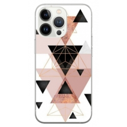 Husa personalizata tip carcasa HQPrint pentru Apple iPhone 13 Pro Max, model Abstract 5, multicolor, S1D1M0368