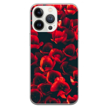 Husa personalizata tip carcasa HQPrint pentru Apple iPhone 13 Pro Max, model Flowers 24, multicolor, S1D1M0386