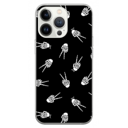 Husa personalizata tip carcasa HQPrint pentru Apple iPhone 13 Pro Max, model OK Skelly, multicolor, S1D1M0388