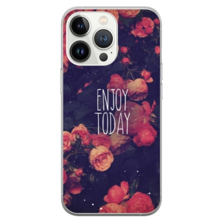 Husa personalizata tip carcasa HQPrint pentru Apple iPhone 13 Pro, model Enjoy Today, multicolor, S1D1M0037