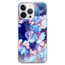 Husa personalizata tip carcasa HQPrint pentru Apple iPhone 13 Pro, model Flowers 2, multicolor, S1D1M0038