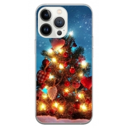 Husa personalizata tip carcasa HQPrint pentru Apple iPhone 13 Pro, model Christmas Tree 2, multicolor, S1D1M0058