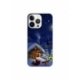 Husa personalizata tip carcasa HQPrint pentru Apple iPhone 13 Pro, model Christmas Cottage, multicolor, S1D1M0059