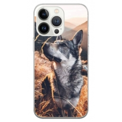 Husa personalizata tip carcasa HQPrint pentru Apple iPhone 13 Pro, model Dog 1, multicolor, S1D1M0064