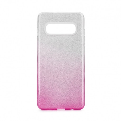 Husa SAMSUNG Galaxy S10 Plus - Forcell Shining (Argintiu/Roz)