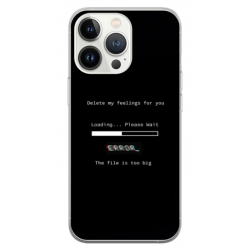 Husa personalizata tip carcasa HQPrint pentru Apple iPhone 13 Pro, model Delete Feelings, multicolor, S1D1M0069