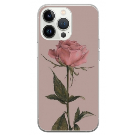 Husa personalizata tip carcasa HQPrint pentru Apple iPhone 13 Pro, model Flowers 8, multicolor, S1D1M0141