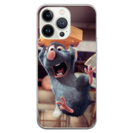 Husa personalizata tip carcasa HQPrint pentru Apple iPhone 13 Pro, model Ratatouille, multicolor, S1D1M0151