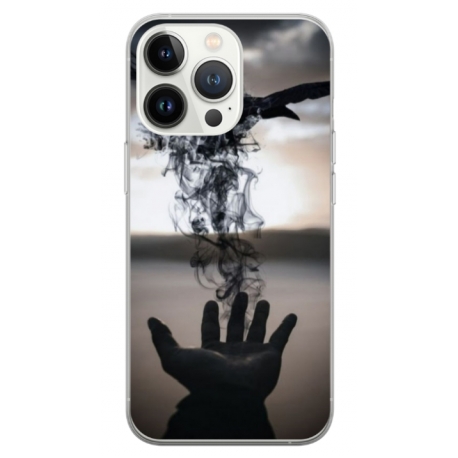 Husa personalizata tip carcasa HQPrint pentru Apple iPhone 13 Pro, model Black Magic, multicolor, S1D1M0152