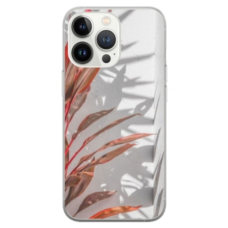 Husa personalizata tip carcasa HQPrint pentru Apple iPhone 13 Pro, model Leaf Design 4, multicolor, S1D1M0155