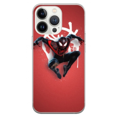 Husa personalizata tip carcasa HQPrint pentru Apple iPhone 13 Pro, model Spiderman 3, multicolor, S1D1M0169