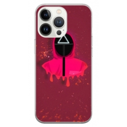 Husa personalizata tip carcasa HQPrint pentru Apple iPhone 13 Pro, model Squid Game 6, multicolor, S1D1M0178