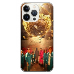 Husa personalizata tip carcasa HQPrint pentru Apple iPhone 13 Pro, model Squid Game 11, multicolor, S1D1M0183
