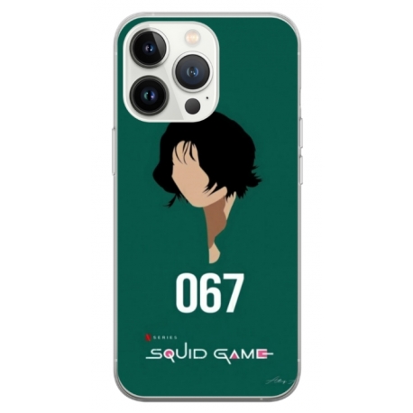 Husa personalizata tip carcasa HQPrint pentru Apple iPhone 13 Pro, model Squid Game 16, multicolor, S1D1M0188