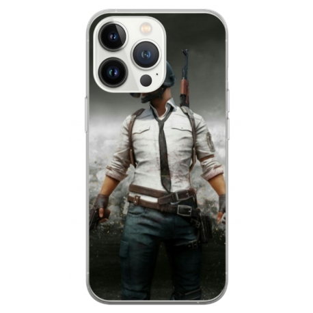 Husa personalizata tip carcasa HQPrint pentru Apple iPhone 13 Pro, model PUBG 1, multicolor, S1D1M0214