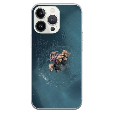 Husa personalizata tip carcasa HQPrint pentru Apple iPhone 13 Pro, model Flowers 15, multicolor, S1D1M0215