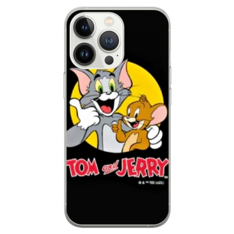 Husa personalizata tip carcasa HQPrint pentru Apple iPhone 13 Pro, model Tom and Jerry 4, multicolor, S1D1M0226