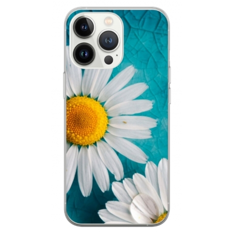 Husa personalizata tip carcasa HQPrint pentru Apple iPhone 13 Pro, model Petunia 1, multicolor, S1D1M0235
