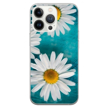 Husa personalizata tip carcasa HQPrint pentru Apple iPhone 13 Pro, model Petunia 2, multicolor, S1D1M0239
