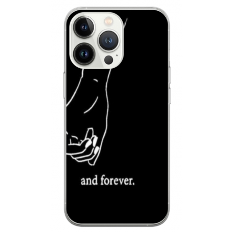 Husa personalizata tip carcasa HQPrint pentru Apple iPhone 13 Pro, model Always and Forever 2, multicolor, S1D1M0280